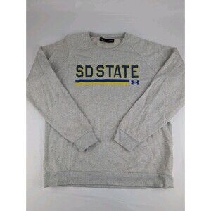 L Under Armour South Dakota State Jackrabbits Long Sleeve Sweater SDSU Crewneck